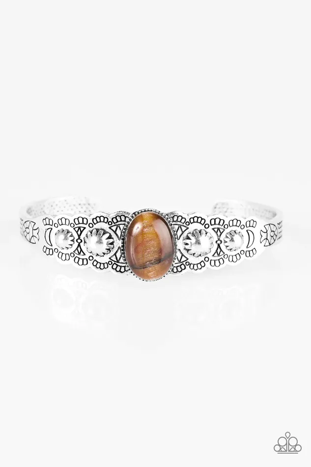Bracelets Paparazzi Jewelry Paparazzi Bracelet Desert Escapade Brown