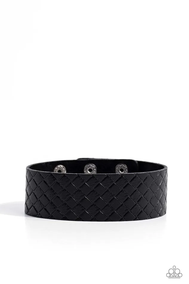 Bracelets Paparazzi Jewelry Paparazzi Bracelet Diamondback Bandit Black Bracelets Paparazzi Jewelry Paparazzi Bracelet Diamondback Bandit Black