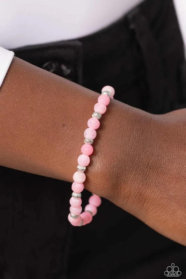 Bracelets Paparazzi Jewelry Paparazzi Bracelet Ethereally Earthy Pink