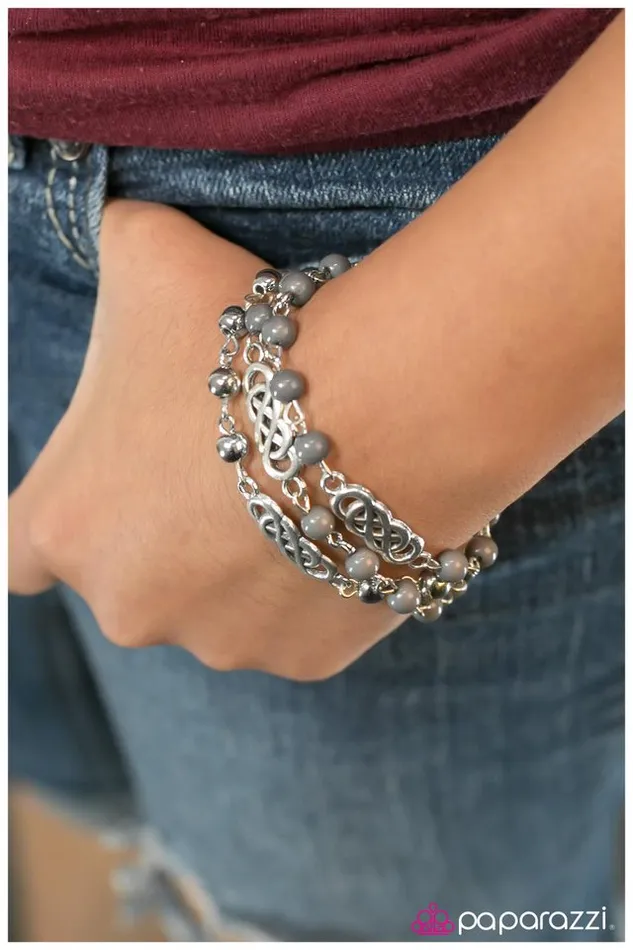 Bracelets Paparazzi Jewelry Paparazzi Bracelet Ever Everlasting Silver