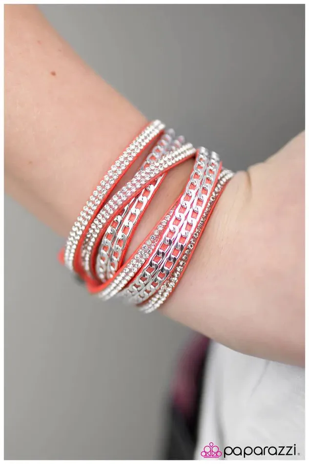 Bracelets Paparazzi Jewelry Paparazzi Bracelet Glitz Blitz Orange