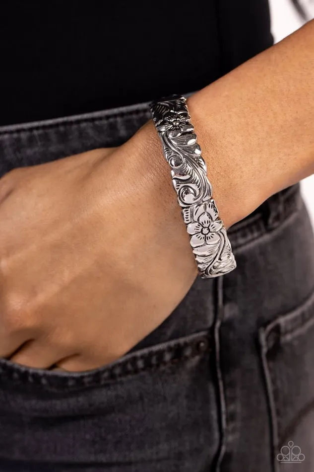 Bracelets Paparazzi Jewelry Paparazzi Bracelet Grounded Grace Silver