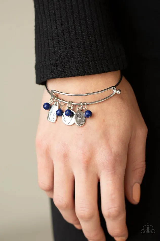 Bracelets Paparazzi Jewelry Paparazzi Bracelet GROWING Strong Blue