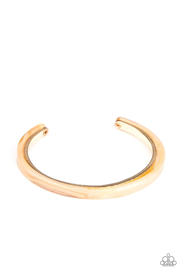 Bracelets Paparazzi Jewelry Paparazzi Bracelet HAUTE On The Trail Gold