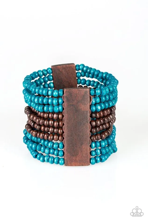 Bracelets Paparazzi Jewelry Paparazzi Bracelet JAMAICAN Me Jam Blue