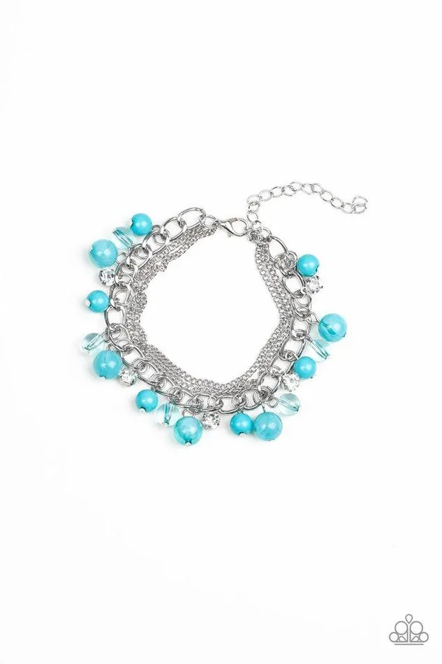 Bracelets Paparazzi Jewelry Paparazzi Bracelet Let Me SEA Blue