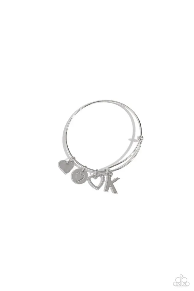 Bracelets Paparazzi Jewelry Paparazzi Bracelet Making It INITIAL Silver K Bracelets Paparazzi Jewelry Paparazzi Bracelet Making It INITIAL Silver K