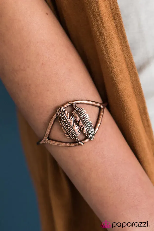 Bracelets Paparazzi Jewelry Paparazzi Bracelet One Wild FLIGHT Copper