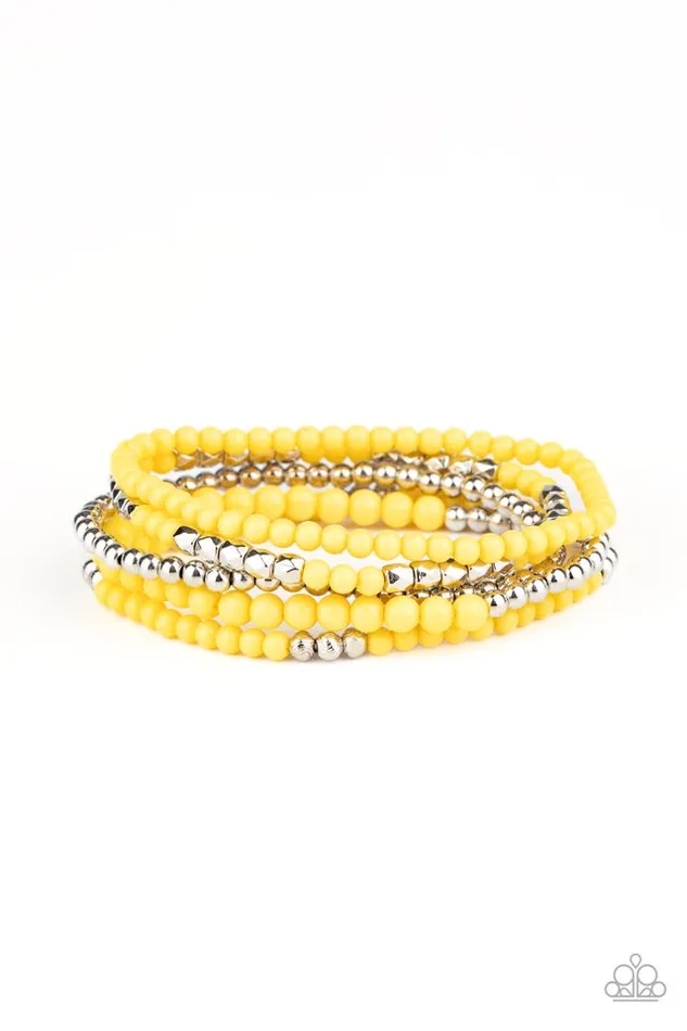 Bracelets Paparazzi Jewelry Paparazzi Bracelet Stacked Showcase Yellow Bracelets Paparazzi Jewelry Paparazzi Bracelet Stacked Showcase Yellow