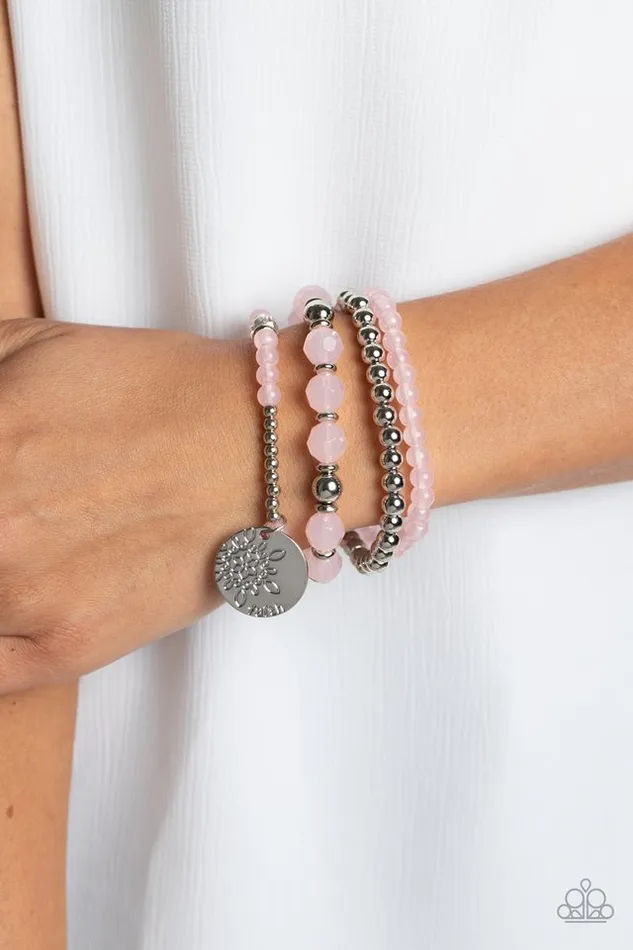 Bracelets Paparazzi Jewelry Paparazzi Bracelet Surfer Style Pink