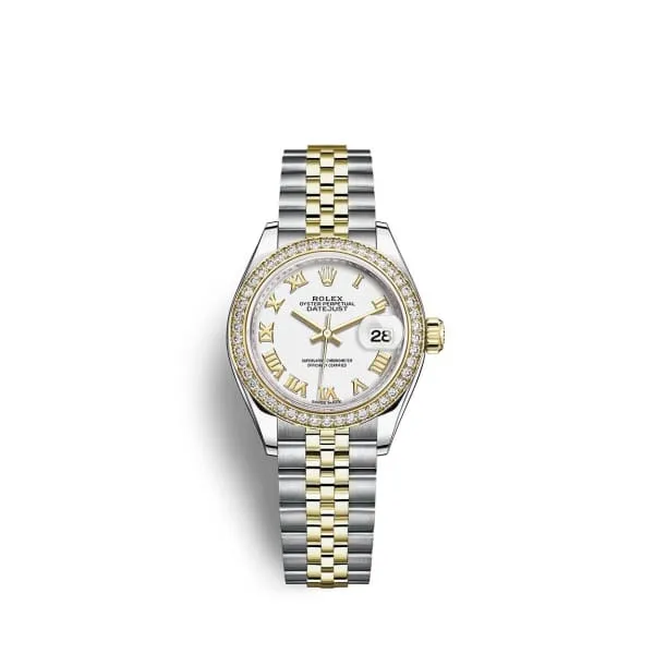 Bracelets Rolex LadyDatejust 28mm Ref 279383rbr0023 White Roman Dial Diamond Bezel Two Tone Stainless Steel 18K Yellow Gold Jubilee Bracelet Womens Watch Rolex Bracelets Rolex LadyDatejust 28mm Ref 279383rbr0023 White Roman Dial Diamond Bezel Two Tone Stainless Steel 18K Yellow Gold Jubilee Bracelet Womens Watch Rolex