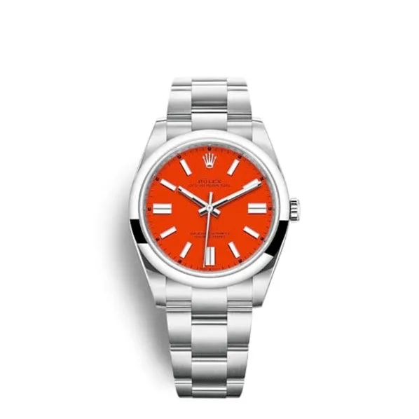 Bracelets Rolex Oyster Perpetual 41mm Ref 1243000007 Coral Red Stick Dial Stainless Steel Oyster Bracelet Mens Watch Rolex Bracelets Rolex Oyster Perpetual 41mm Ref 1243000007 Coral Red Stick Dial Stainless Steel Oyster Bracelet Mens Watch Rolex