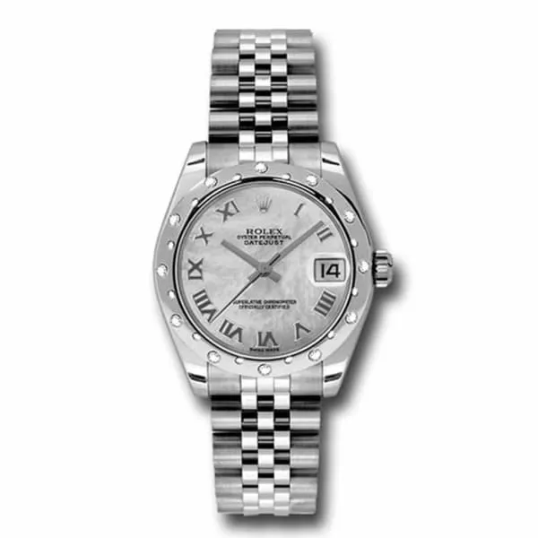 Bracelets Rolex Rolex Datejust 31mm Ref 1783440007 Silver Mother of Pearl Dial Diamond Bezel Stainless Steel Jubilee Bracelet Womens Watch Bracelets Rolex Rolex Datejust 31mm Ref 1783440007 Silver Mother of Pearl Dial Diamond Bezel Stainless Steel Jubilee Bracelet Womens Watch