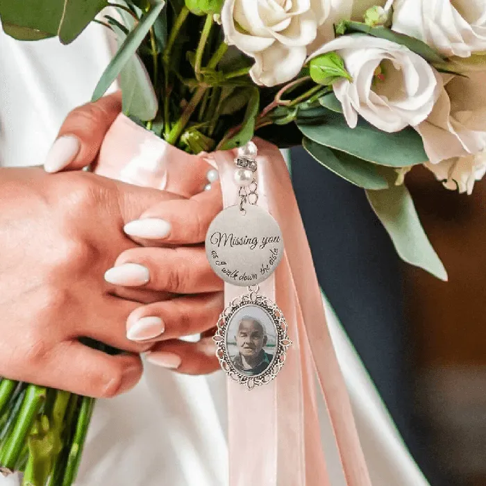 Charm Necklaces Personalized Photo Memorial Wedding Bouquet Charm Vintage Ivory Beads Crystal Spacers Belbren Charm Necklaces Personalized Photo Memorial Wedding Bouquet Charm Vintage Ivory Beads Crystal Spacers Belbren