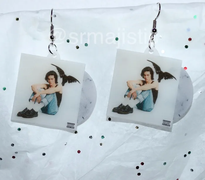 Conan Gray Kid Krow Vinyl Album Handmade Earrings Sam Makes Things Earrings