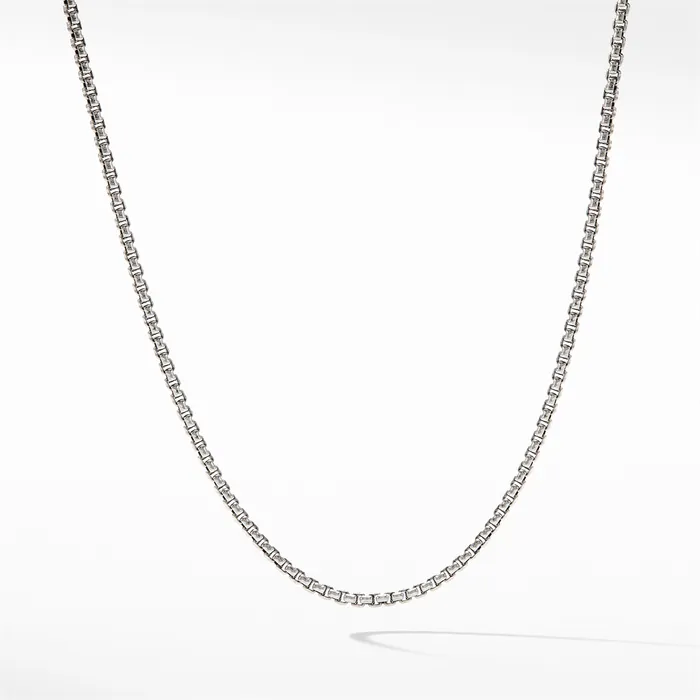 David Yurman 17mm Box Chain Necklace David Yurman Necklaces
