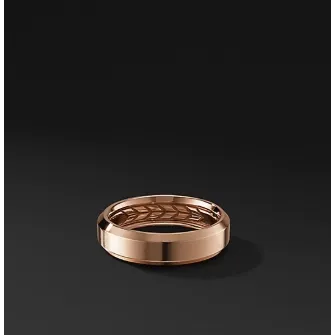 David Yurman 6mm Beveled Band Ring David Yurman Rings