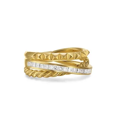 David Yurman Rings David Yurman 8mm Crossover Trio Ring