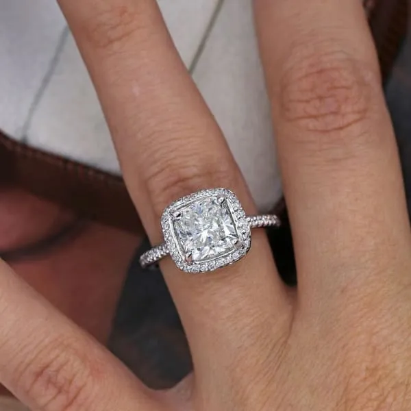 Diamond Source NYC Rings Perfect 14k White Gold Engagement Ring w 378ct Diamonds SET62500