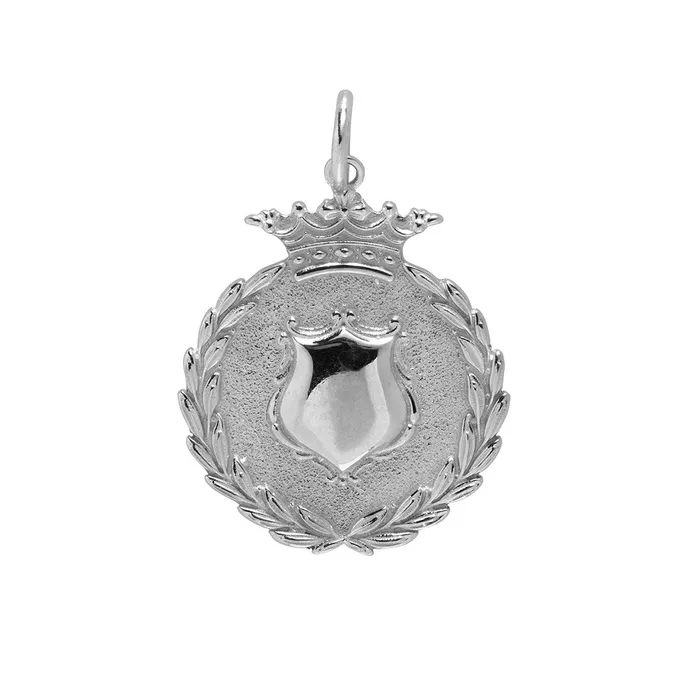 Dudley VanDyke Sterling Silver Crown Medallion Pendant Dudley VanDyke Necklaces Dudley VanDyke Sterling Silver Crown Medallion Pendant Dudley VanDyke Necklaces