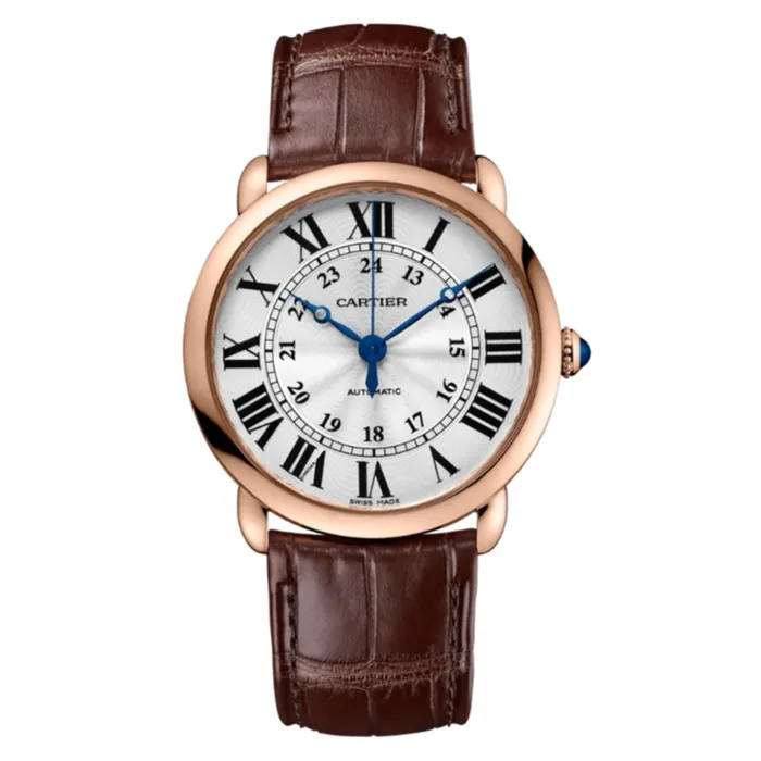 Earrings Cartier Cartier Ronde Solo de Cartier 36mm Watch Ref WGRN0006 Silver Roman Arabic Dial in 18K Rose Gold Case Brown Alligator Strap Earrings Cartier Cartier Ronde Solo de Cartier 36mm Watch Ref WGRN0006 Silver Roman Arabic Dial in 18K Rose Gold Case Brown Alligator Strap