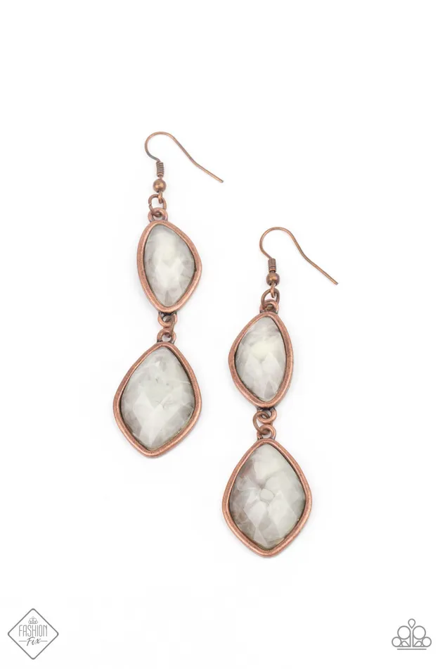 Earrings Paparazzi Earring Fashion Fix Jan 2021 The Oracle Has Spoken Copper Paparazzi Jewelry Earrings Paparazzi Earring Fashion Fix Jan 2021 The Oracle Has Spoken Copper Paparazzi Jewelry