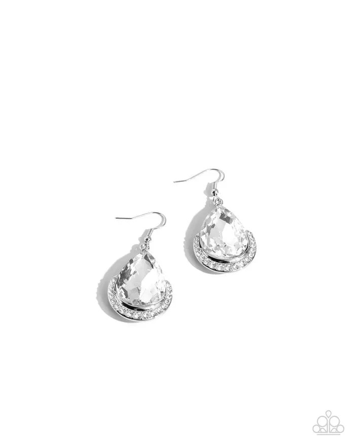 Earrings Paparazzi Earring Mega Marvelous White Paparazzi Jewelry Earrings Paparazzi Earring Mega Marvelous White Paparazzi Jewelry