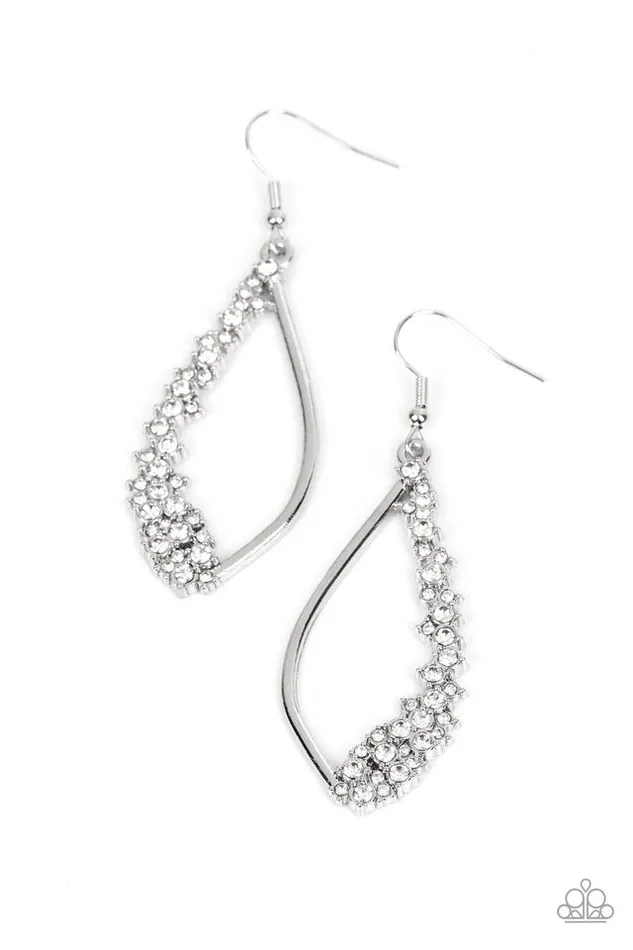Earrings Paparazzi Earring Sparkly Side Effects White Paparazzi Jewelry Earrings Paparazzi Earring Sparkly Side Effects White Paparazzi Jewelry