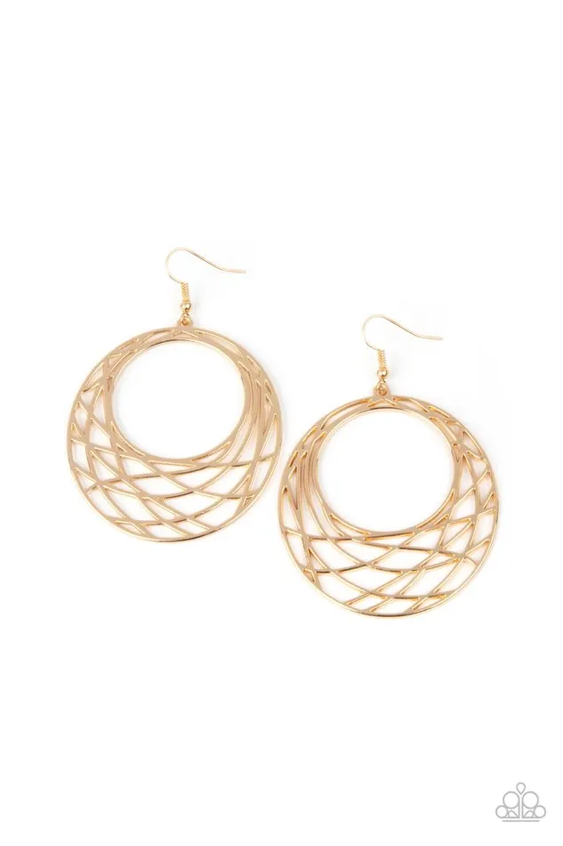 Earrings Paparazzi Earring Urban Lineup Gold Paparazzi Jewelry Earrings Paparazzi Earring Urban Lineup Gold Paparazzi Jewelry