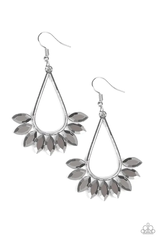 Earrings Paparazzi Jewelry Paparazzi Earring Be On Guard Silver
