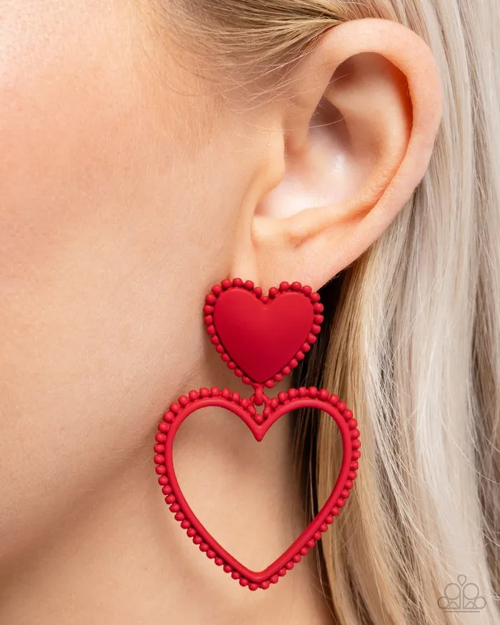 Earrings Paparazzi Jewelry Paparazzi Earring Casual Chemistry Red
