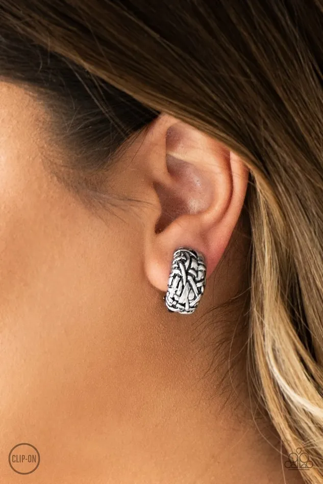 Earrings Paparazzi Jewelry Paparazzi Earring Couture Collision Silver