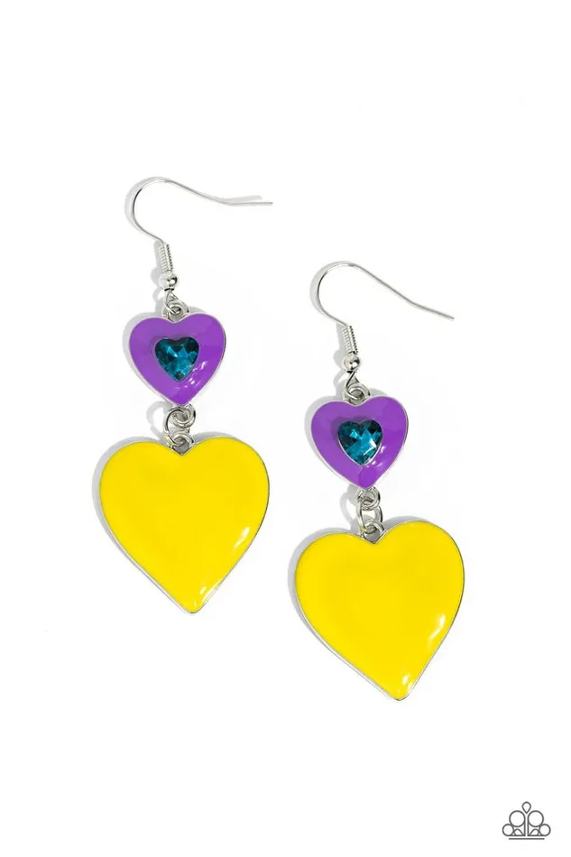 Earrings Paparazzi Jewelry Paparazzi Earring Flirting with Fashion Purple Earrings Paparazzi Jewelry Paparazzi Earring Flirting with Fashion Purple