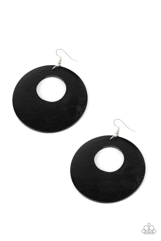 Earrings Paparazzi Jewelry Paparazzi Earring Island Hop Black Earrings Paparazzi Jewelry Paparazzi Earring Island Hop Black