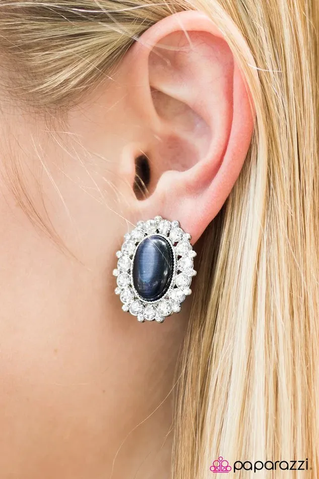 Earrings Paparazzi Jewelry Paparazzi Earring On The Money Blue