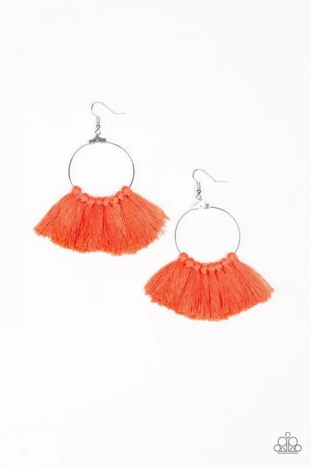 Earrings Paparazzi Jewelry Paparazzi Earring Peruvian Princess Orange