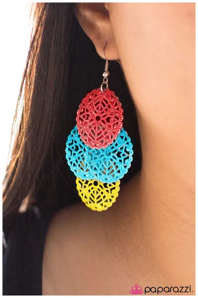 Earrings Paparazzi Jewelry Paparazzi Earring Primarily Polished Multi
