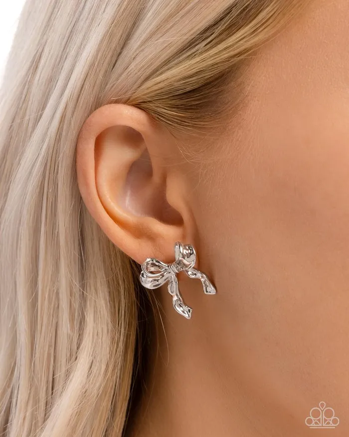 Earrings Paparazzi Jewelry Paparazzi Earring Princess Treatment Silver