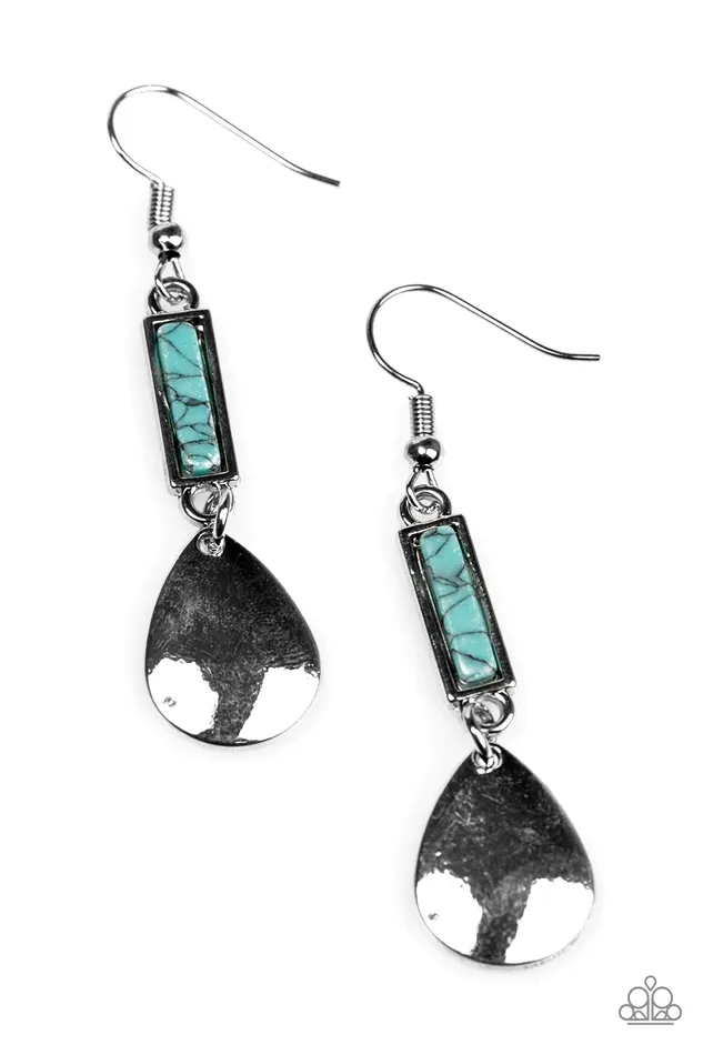 Earrings Paparazzi Jewelry Paparazzi Earring Rivers Edge Blue