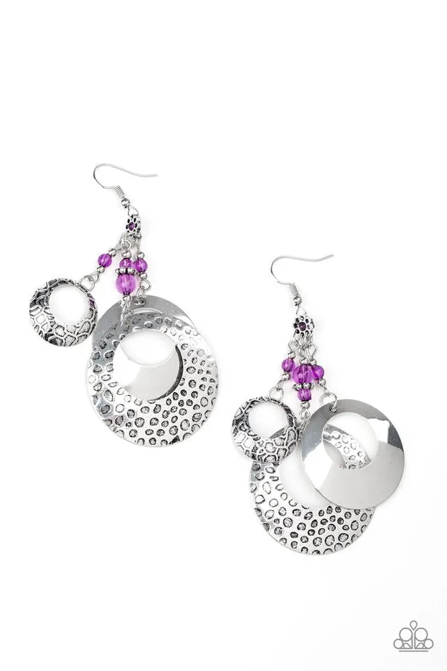 Earrings Paparazzi Jewelry Paparazzi Earring Wanderlust Garden Purple Earrings Paparazzi Jewelry Paparazzi Earring Wanderlust Garden Purple