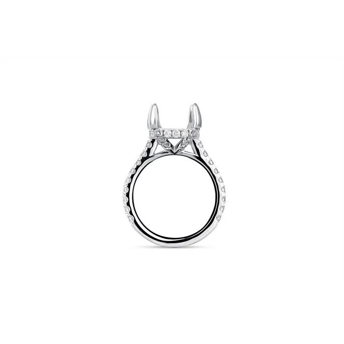 Engagement Collections Rings 14K White Gold Diamond Semimount Ring
