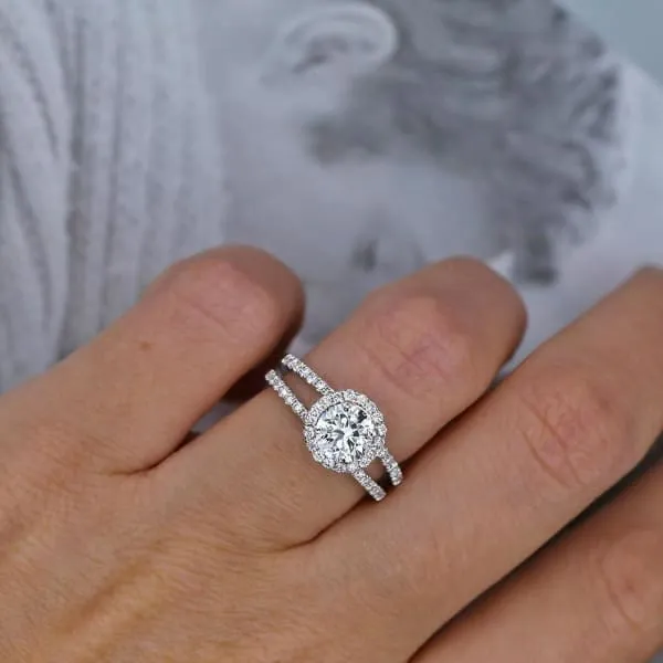 GIA Certified Halo Diamond Engagement Ring Set in 18K White Gold 150ct tw Round Brilliant Natural Diamonds Diamond Source NYC Rings GIA Certified Halo Diamond Engagement Ring Set in 18K White Gold 150ct tw Round Brilliant Natural Diamonds Diamond Source NYC Rings