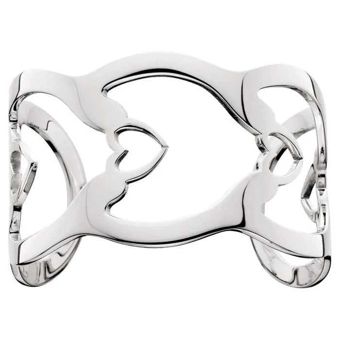 Grainger McKoy Sterling Silver Wide Skimmer Cuff Grainger McKoy Rings