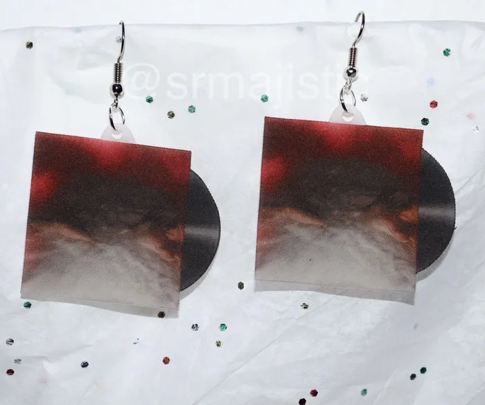 Hayley Williams Flowers for Vases Descansos Vinyl Album Handmade Earrings Sam Makes Things Earrings Hayley Williams Flowers for Vases Descansos Vinyl Album Handmade Earrings Sam Makes Things Earrings
