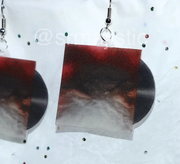 Hayley Williams Flowers for Vases Descansos Vinyl Album Handmade Earrings Sam Makes Things Earrings