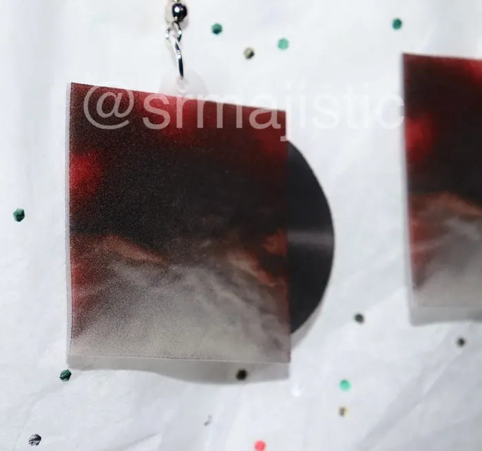 Hayley Williams Flowers for Vases Descansos Vinyl Album Handmade Earrings Sam Makes Things Earrings
