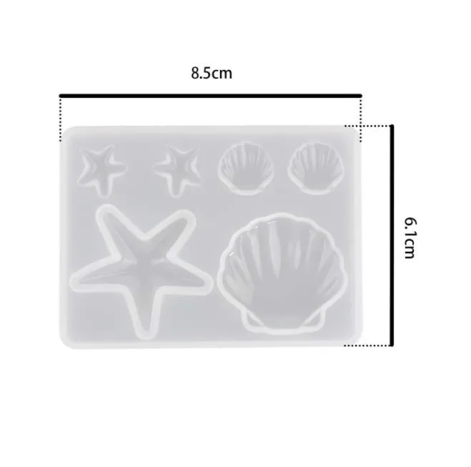 IntoResin Necklaces Starfish Design DIY Silicone Mold