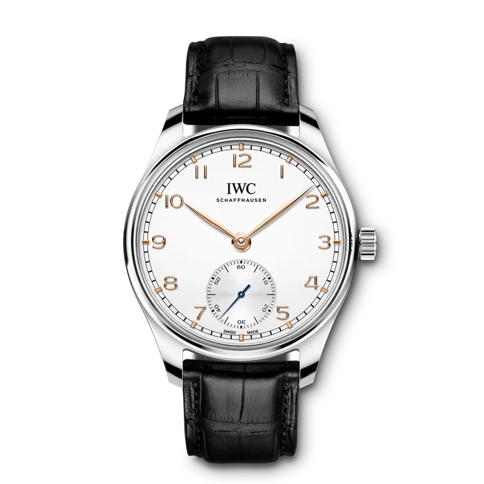 IWC Portugieser Automatic 40 Stainless Steel Silver Dial Black Strap IWC Schaffhausen Bracelets IWC Portugieser Automatic 40 Stainless Steel Silver Dial Black Strap IWC Schaffhausen Bracelets