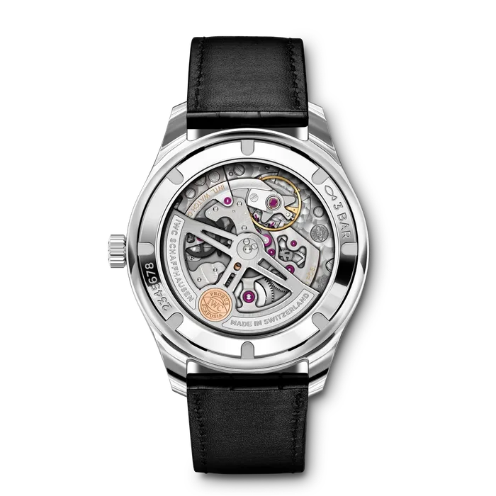 IWC Portugieser Automatic 40 Stainless Steel Silver Dial Black Strap IWC Schaffhausen Bracelets IWC Portugieser Automatic 40 Stainless Steel Silver Dial Black Strap IWC Schaffhausen Bracelets