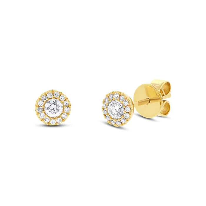 Meierotto Jewelers 14K Yellow Gold Diamond Stud Earrings Earrings